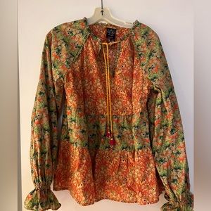 Multi pattern tunic
